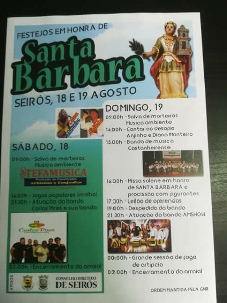 Festa Santa Barbara - Seiros 